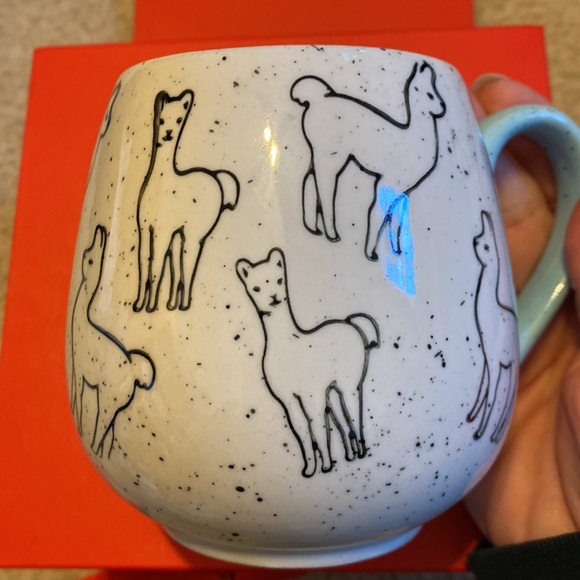 2 pc Llama or Alpaca Big Mug & Deep Bowl Microwave Dishwasher Safe Set - Picture 12 of 16
